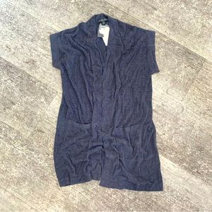 NWT Barefoot Dreams CozyChic Ultra Lite Sleeveless Long Cardi